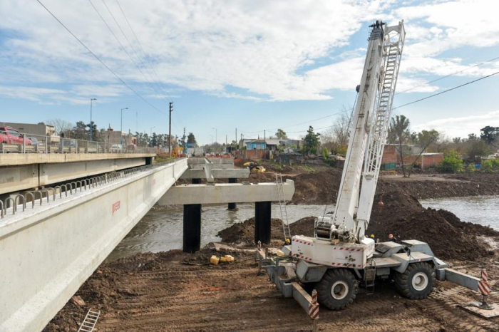 Nardini Recorri Las Obras Del Puente N Stor Kirchner En Villa Udaondo